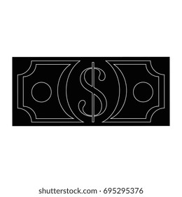 Money billet isolated