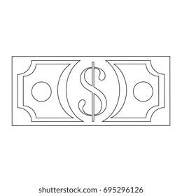 Money Billet Isolated Stock Vector (Royalty Free) 695296126 | Shutterstock