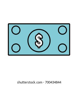 Money billet isolated