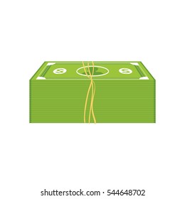 Money billets cash icon vector illustration graphic design