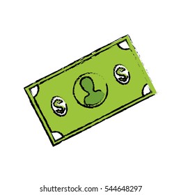 Money billets isolated icon vector illustration graphic design
