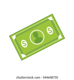 Money billets isolated icon vector illustration graphic design