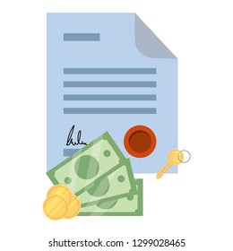money bills cartoon