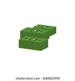 money bills colored icon. Element of bankings for mobile concept and web apps. Detailed money bills colored icon can be used for web and mobile. Premium icon on white background