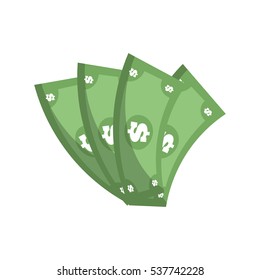 Money Bills Dollar Cash Vector Illustration Stock Vector (Royalty Free ...