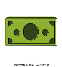 Money bills isolated
