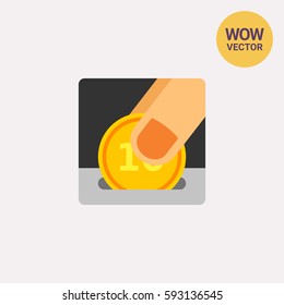 Money Box Concept Icon