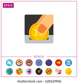 Money Box Concept Icon