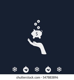Money box icon.