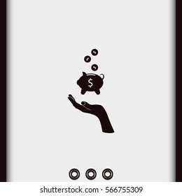 Money box icon.