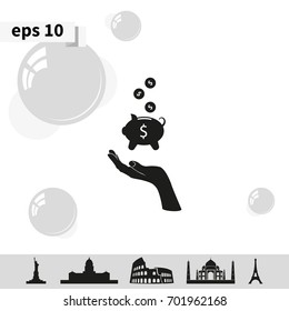 Money box icon.