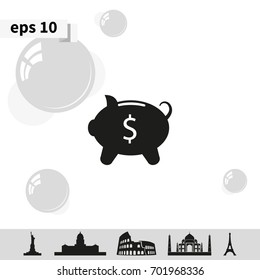 Money box icon.