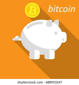 money box, pig for bitcoin
