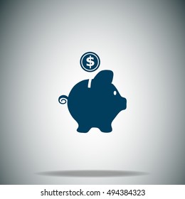 Money box vector icon