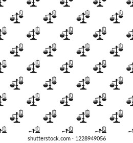 Money bribery balance pattern seamless vector repeat for any web design