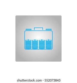 money, briefcase icon