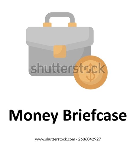  Money Briefcase Vector icon which can easily modify or edit
