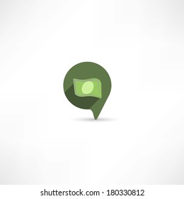 money in the bubble speech icon