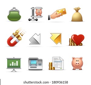 Money, Budget And Savings  |  Professional Icon Set