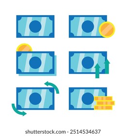 money bundle design illustration suitable to your business