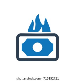 Money Burning Icon