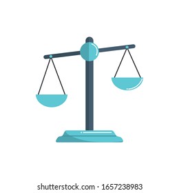 money business financial balance vector illustration color tone and fill