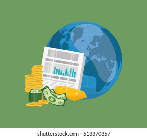 Money business financial icon vector illustration graphic design