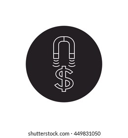 Money and business icon vector.