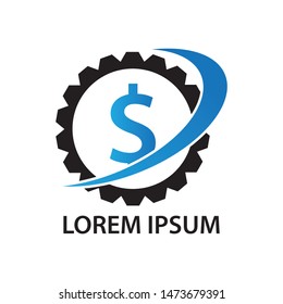 money business logo vector image