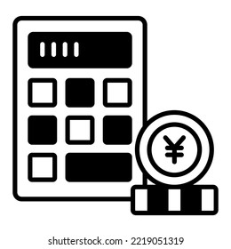 money calculation and Coins Cash, Premium quality vector illustration concept. Mixed icon symbol.