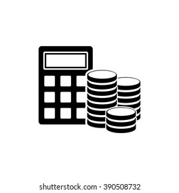 Money and calculator icon