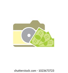 Money Camera Logo Icon Design