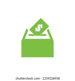 money card insert box symbol vector