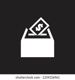 money card insert box symbol vector
