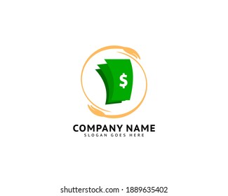 Money care design logo concept