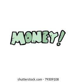 caricatura de dinero