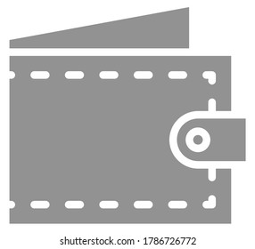Money case icon vector illustration flat 