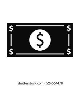 Money cash billet icon vector illustration graphic design