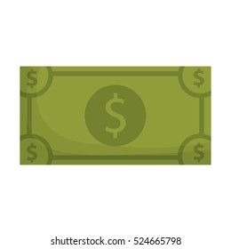 Money cash billet icon vector illustration graphic design