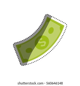 Money cash billet icon vector illustration graphic design