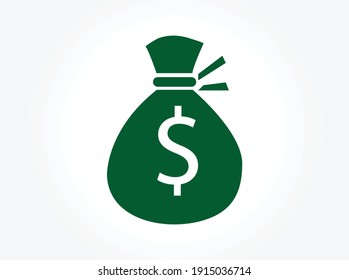 Money cash green logo vector