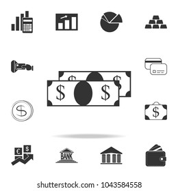 Money - Cash Icon. Detailed set of finance, banking and profit element icons. Premium quality graphic design. One of the collection icons for websites, web design on white background