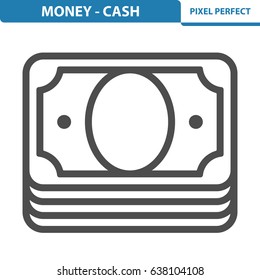 Money - Cash Icon. Professional, pixel perfect icons optimized for both large and small resolutions. EPS 8 format. 12x size for preview.