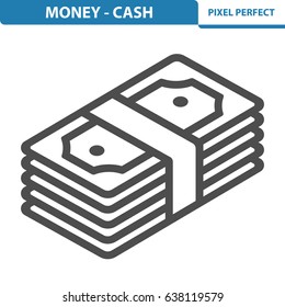 Money - Cash Icon. Professional, pixel perfect icons optimized for both large and small resolutions. EPS 8 format. 12x size for preview.