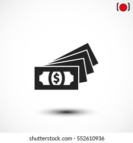 money  cash .VECTOR ICON 10 eps