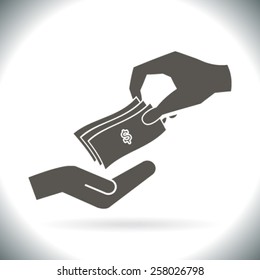 money cash vector icon