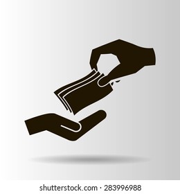 money cash vector icon