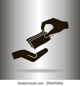 money cash vector icon