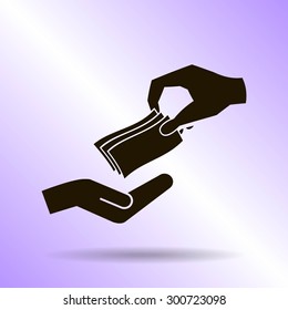 money cash vector icon