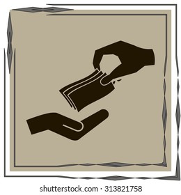 money cash vector icon